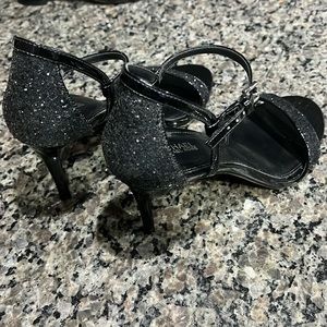 Michael Kors sparkly black heels, gently worn.